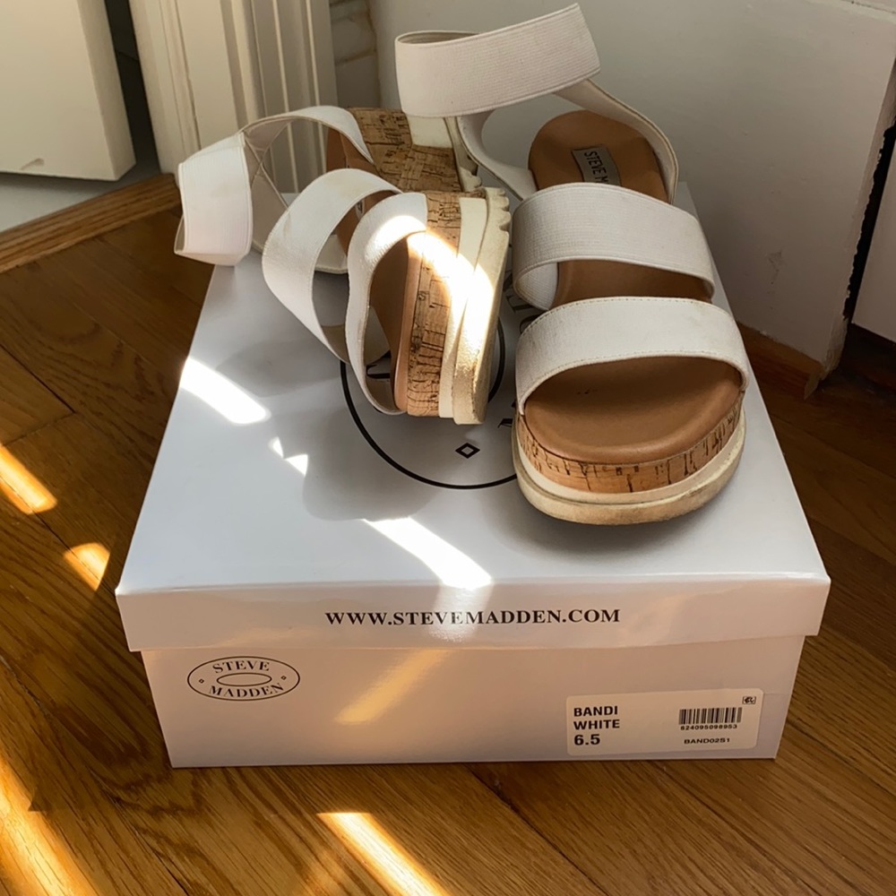 Steve Madden platform sandals, size 6.5